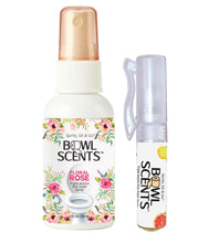 Load image into Gallery viewer, Bowl Scents Floral Rose 2 oz Mini plus Traveler with No Contact Brass tool base, antimicrobial brass no touch to avoid surfaces