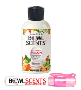 Bowl Scents Pre- Toilet Spray prevents Poop Smell, easy to use just spritz, sit and go. Sprays in the toilet water to create an odor trapping layer that blocks poop s